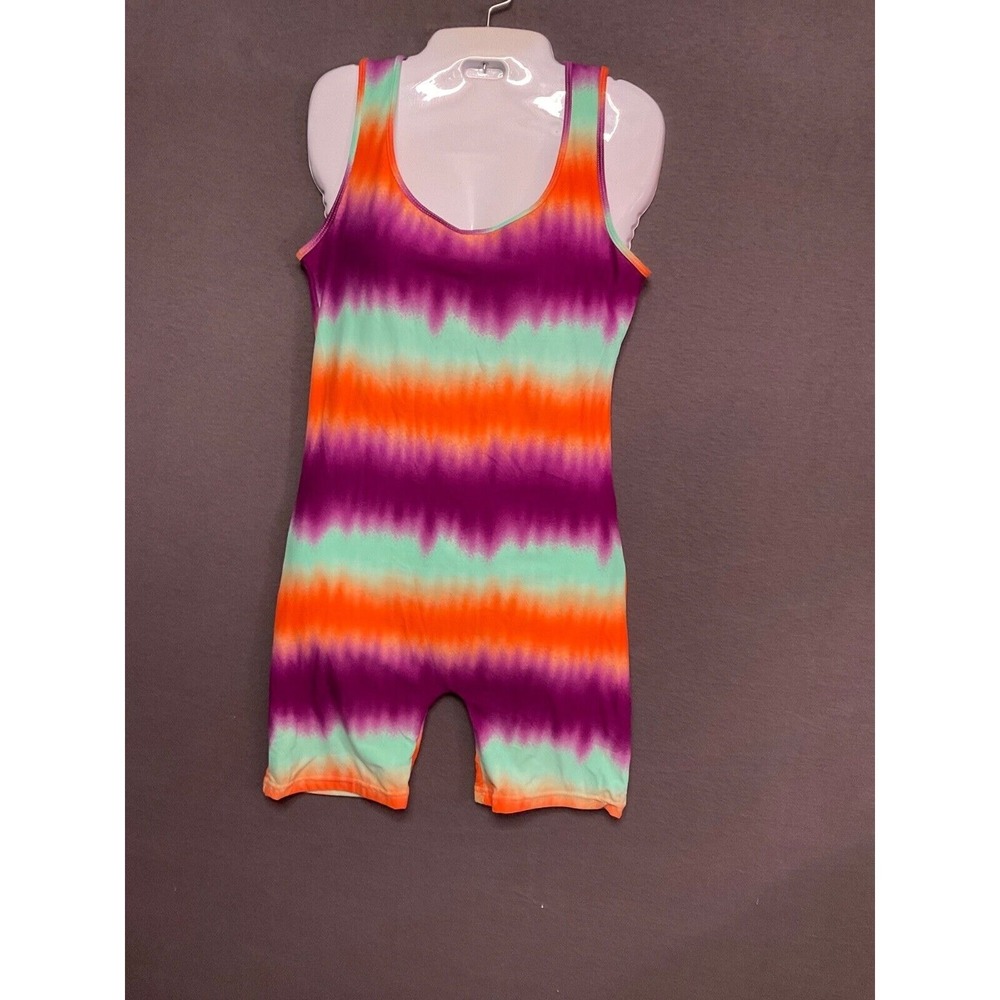 AQ-Sport Tie-Dye Sleeveless Romper Large Jumpsuit NWT Boho Festival